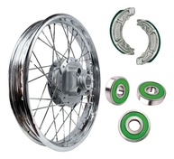 Kit Roda Traseira Completa CG Titan Fan 125 (2000-2008) com Lona e Rolamentos - imagem 1