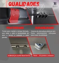 Baú Bauleto 100L para Entregadores: Segurança e Praticidade para sua Moto CG Titan Fan 150/160 - imagem 5