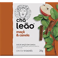 Chá Leão Maçã com Canela: Sabor Premium em 10 Sachês - imagem 1