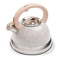Chaleira Roma Brinox: Apito e Design Vanilla 2,7L - imagem 1