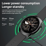 Mibro Lite3 Pro: Relógio Inteligente com GPS, Chamada Bluetooth e Tela AMOLED para Homens | Verde Escuro - imagem 5