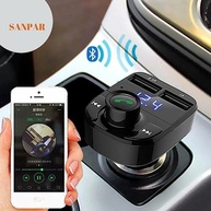 Carregador Veicular Bluetooth X8: Transmissor FM MP3 USB e Chamadas Hands-Free - imagem 3