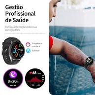 Smartwatch Unissex com Tela Full Touch 1.45" HD: Chamadas, 120+ Modos Esportivos e IP68 - imagem 5