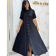 Vestido Evangelico Chamise com Botões: Elegância e Conforto - imagem 2