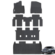 Tapetes de Chão e Porta-Malas Premium para Kia Carnival 2022-2025 (8 Lugares) - imagem 2