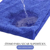 Kit com 10 Panos de Chão em Microfibra 50x70cm - Multiuso, Absorvente e Macio para Limpeza Total - imagem 5