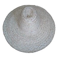 Chapéu de Palha Buriti Gigante com Aba 15cm – Proteção Total na Praia - imagem 1