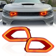 Luz de LED Sequencial para Grade Frontal Dodge Charger SRT/Scat Pack 2015-2019 - DRL e Seta Dinâmica - imagem 1