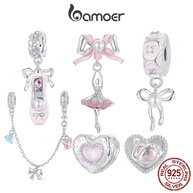 Charme Bamoer Prata 925: Coração, Cisne e Ballet - imagem 1