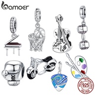 Charme de Prata 925 Bamoer para Pulseira - Música e Fitness - imagem 1
