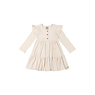 Vestido Infantil Bege: Conforto e Charme! - imagem 2