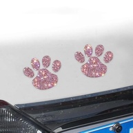 Adesivos de Patinhas de Diamante para Carro: Charme e Fofura para seu Veículo! - imagem 2