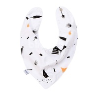Biramar Baby Babador Bandana para Bebê Fox Preto - Estilo e Proteção com Toque de Charme - imagem 1