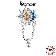 Charme Sol e Lua Bamoer: Amor em Prata 925 - imagem 1