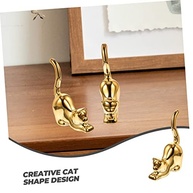Mini Estátuas de Gato em Cerâmica - Decoração Charmosa para Casa e Escritório - imagem 3