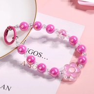 Pulseira Charmosa para Celular: Flores e Laço! - imagem 3