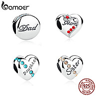 Charms Bamoer 925 Prata: Amor em Cada Detalhe - imagem 1