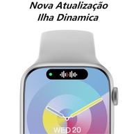 Smartwatch Microwear W99+ Pro AMOLED 45mm: NFC, GPS, ChatGPT e 3 Pulseiras (Branco/Prata) - imagem 4