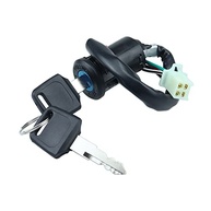 Kit Chave de Ignição 4 Pinos para Moto/Quadriciclo Chinês 50cc-250cc | Completo com 2 Chaves - imagem 2
