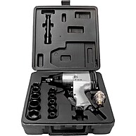 Chave de Impacto Pneumática 1/2": Kit Completo com 17 Acessórios - imagem 1