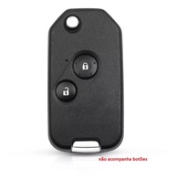 Capa Chave Canivete Honda Civic, Fit, CRV, City - Original 2 Botões + Lâmina - imagem 4