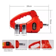 Kit Essencial Macaco Elétrico 5 Toneladas + Chave de Impacto + Inflador - Seu Aliado na Troca de Pneus! - imagem 3