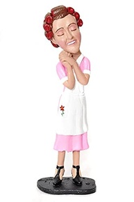 Estatueta Dona Florinda da Turma do Chaves em Resina - Decoração Nostálgica - imagem 3