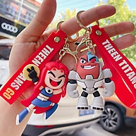 Chaveiro Teen Titans Go: Pingente Fofura para Bolsa e Chaves - imagem 1