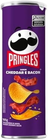 Salgadinho Batata Frita Pringles® Cheddar e Bacon 105g - imagem 1