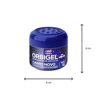 Kit 3 Odorizadores Gel Orbi Química Cheirinho Carro Novo - Aroma Duradouro - imagem 4