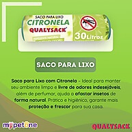 Saco de Lixo Perfumado Citronela: 30L – Elimine o Mau Cheiro! - imagem 2