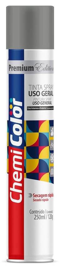 Chemicolor Tinta Metálica Ouro 250ml - Acabamento Luxuoso e Brilho Intenso - imagem 1