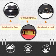 Kit 2 Luzes Refletoras LED Traseiras para Jeep Grand Cherokee WK1 (2005-2010) - Freio, DRL e Seta Sequencial - imagem 4