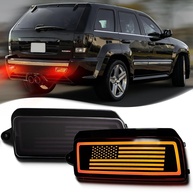 Kit 2 Luzes Refletoras LED Traseiras para Jeep Grand Cherokee WK1 (2005-2010) - Freio, DRL e Seta Sequencial - imagem 1