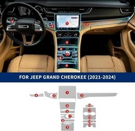 Proteção Premium para JEEP Grand Cherokee 2021-2024: Película TPU Transparente para Tela de Navegação - imagem 2