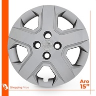 Kit 4 Calotas Aro 15 Prata Grid para Chevrolet Cobalt e Spin (2013-2020) - Design Moderno e Fixação Segura - imagem 4