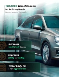 Espaçadores de Roda YHTAUTO 6mm: Estabilidade e Estilo para Chevrolet, Ford, Honda e Mais (4 Peças) - imagem 5