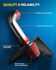 Kit Admissão Ar Frio PHILTOP 10cm para Chevrolet Camaro 6.2L V8 (2010-2015) - Potência e Desempenho Otimizados - imagem 5