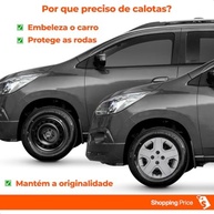 Kit 4 Calotas Aro 15 Prata Grid para Chevrolet Cobalt e Spin (2013-2020) - Design Moderno e Fixação Segura - imagem 3