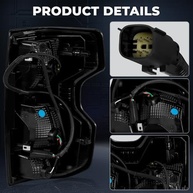 Conjunto de Lanternas Traseiras LED para Chevrolet Colorado Z71/ZR2 (2023-2025) - Chicote e Lâmpadas Inclusos - imagem 4