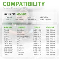 Kit 4 Injetores de Combustível 2.0L Turbo para Buick, Cadillac, Chevrolet e GMC - Qualidade OEM - imagem 3