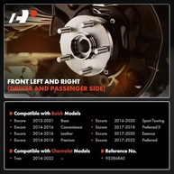 Escudo Protetor de Freio Dianteiro A-Premium para Buick Encore e Chevrolet Trax (2013-2022) - imagem 3