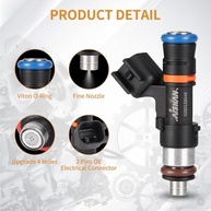 Kit 8 Injetores de Combustível 4 Furos para Chevy Corvette, Trailblazer, Cadillac CTS, Pontiac GTO V8 6.0L - imagem 3