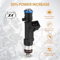 Kit 4 Bicos Injetores 4 Furos para Chevy Cruze, Sonic, Trax e Buick Encore 1.4L - imagem 4