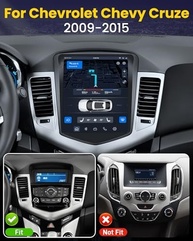 Central Multimídia Android 12 para Chevy Cruze 2009-2015: Tela IPS 10.4", CarPlay Sem Fio, WiFi 5G, GPS, Bluetooth 5.0 - imagem 3