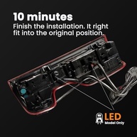 Luz Traseira LED Direita Chevy Silverado 1500 2019-2023 - Segurança e Estilo - imagem 5