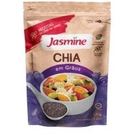 Chia em Grãos Jasmine 120g: Fonte Natural de Energia e Saúde - imagem 1