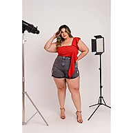 Blusa Plus Size Assimétrica: Estilo Boho Chic - imagem 1