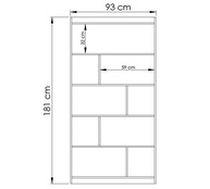 Estante Livreiro Chico Branco - Design Moderno e Espaçoso para Ambientes Residenciais - imagem 4