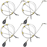Chicote de Pesca Mar: 3 Pernadas + 7 Chumbadas - imagem 1